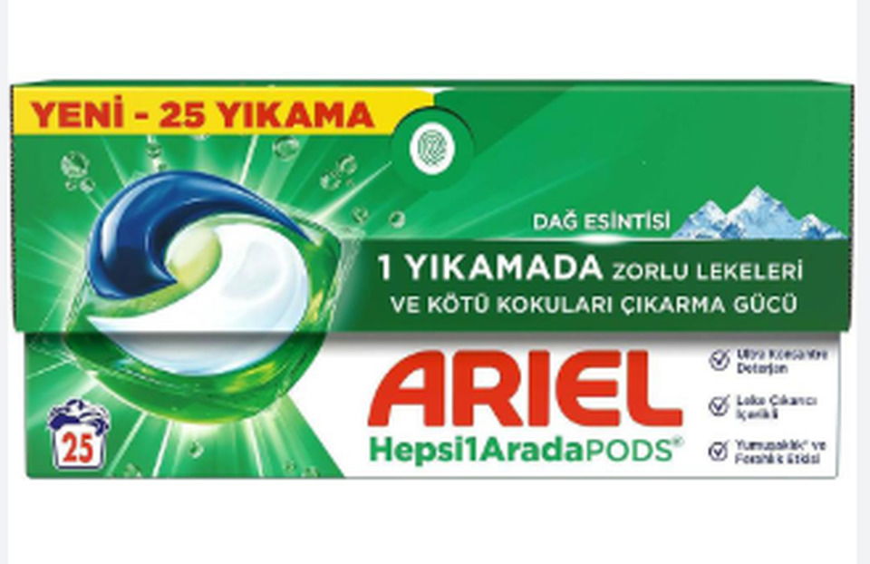 ARİEL PODS KAPSÜL DETERJAN 25'Lİ